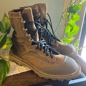 Vibram Brown Leather Men's Boots